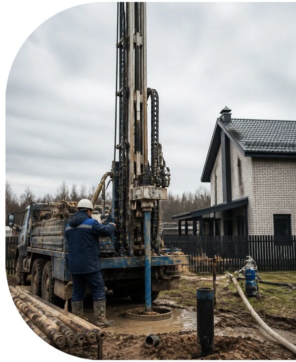 Бурение скважин на воду под ключ в Угличе от 125040 р. | АПаруса-Глч